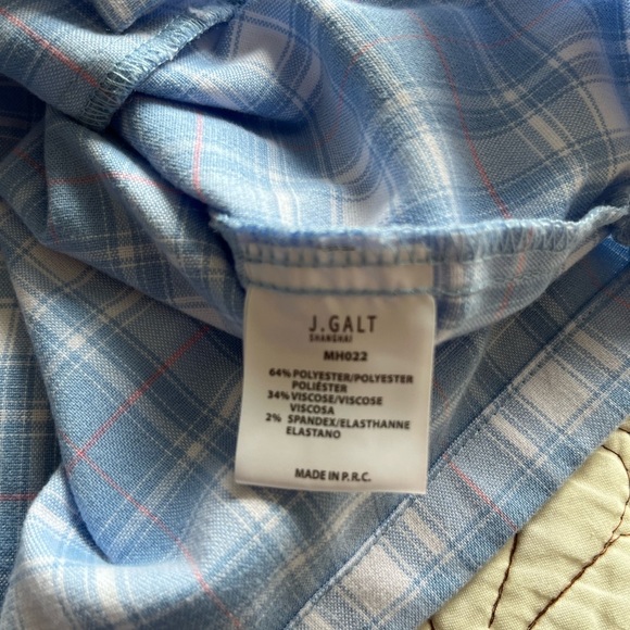 Brandy Melville Plaid Mini Skirt- Blue and White - Picture 5 of 9